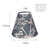 Empire Candle Clip Shade in Indigo Cow Parsley