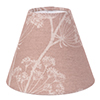 Candle Clip Shade in Plaster Pink Cow Parsley