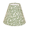 Candle Clip Shade in Rich Green Spring Leaf