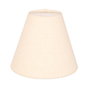 Candle Clip Shade in Cream Waterford Linen