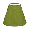 Empire Candle Clip Shade in Green Waterford Linen