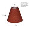 Candle Shade in Paprika Waterford Linen