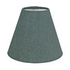 Empire Candle Clip Shade in Teal Waterford Linen
