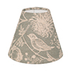 Candle Clip Shade in Duck Egg Woodland