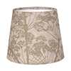 French Drum Candle Clip Shade Soft Green Cow Parsley