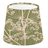 French Drum Candle Clip Shade in Hedge Green Cow Parsley 