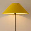 40cm Wide Cone Shade in Ochre Waterford Linen