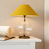 40cm Wide Cone Shade in Ochre Waterford Linen