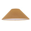 40cm Pendant Wide Cone Shade in Ochre Waterford Linen