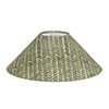 40cm Wide Cone Shade in Rich Green Watercolour Leaf