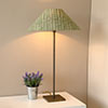 40cm Wide Cone Shade in Rich Green Watercolour Leaf
