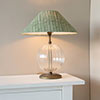 40cm Wide Cone Shade in Rich Green Watercolour Leaf