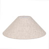 40cm Wide Cone Shade in Natural Isabelle Linen