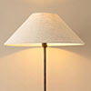 40cm Wide Cone Shade in Natural Isabelle Linen