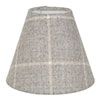 15cm Empire Shade in Stirling Check Lovat Wool