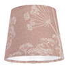 13cm Pendant French Drum Shade in Plaster Pink Cow Parsley