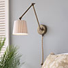 13cm Pendant French Drum Shade in Coral Cottage Stripe