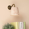 13cm Pendant French Drum Shade in Dusky Pink Cavendish