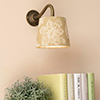 13cm Pendant French Drum Shade in Gold Cavendish