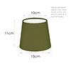 13cm French Drum Shade In Forest Freen Hunstanton Velvet