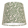 13cm Pendant French Drum Shade in Rich Green Spring Leaf