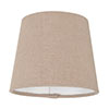13cm Pendant French Drum Shade in Limestone Waterford Linen