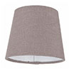 13cm Pendant French Drum Shade in Mouse Waterford Linen