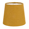 13cm French Drum Shade in Ochre Waterford Linen