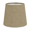 13cm Pendant French Drum Shade in Paprika Waterford Linen