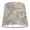 13cm Pendant French Drum Shade in Duck Egg Woodland