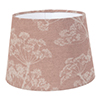 20cm Medium French Drum Shade in Plaster Pink Cow Parsley