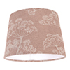 20cm Pendant Medium French Drum Shade in Plaster Pink Cow Parsley