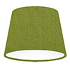 20cm Pendant Medium French Drum Shade in in Green Waterford Linen