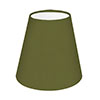 Tapered Candle Clip Shade in Forest Green Hunstanton Velvet