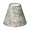 Candle Shade in Duck Egg Cow Parsley