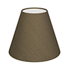 Candle Shade in Bronze Faux Silk