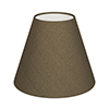 Candle Shade in Bronze Faux Silk