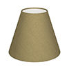 Candle Shade in Dull Gold Faux Silk