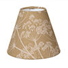 Candle Shade in Soft Gold Cow Parsley