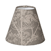 Candle Shade in Soft Grey Cow Parsley