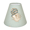 Candle Shade in Duck Egg Featherdown