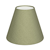 Candle Shade in Pale Green Faux Silk Dupion