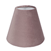 Candle Clip Shade in Dusky Pink Hunstanton Velvet