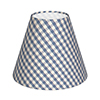 Candle Shade in Azure Blue Gingham