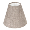 Candle Shade in Limestone Herringbone Lovat Tweed