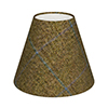 Candle Shade in Angus Check Lovat Wool