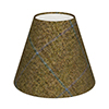 Candle Shade in Angus Check Lovat Wool