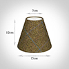 Candle Shade in Angus Check Lovat Wool