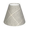 Candle Shade in Stirling Check Lovat Wool