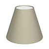 Candle Shade in Pale Smoke Satin